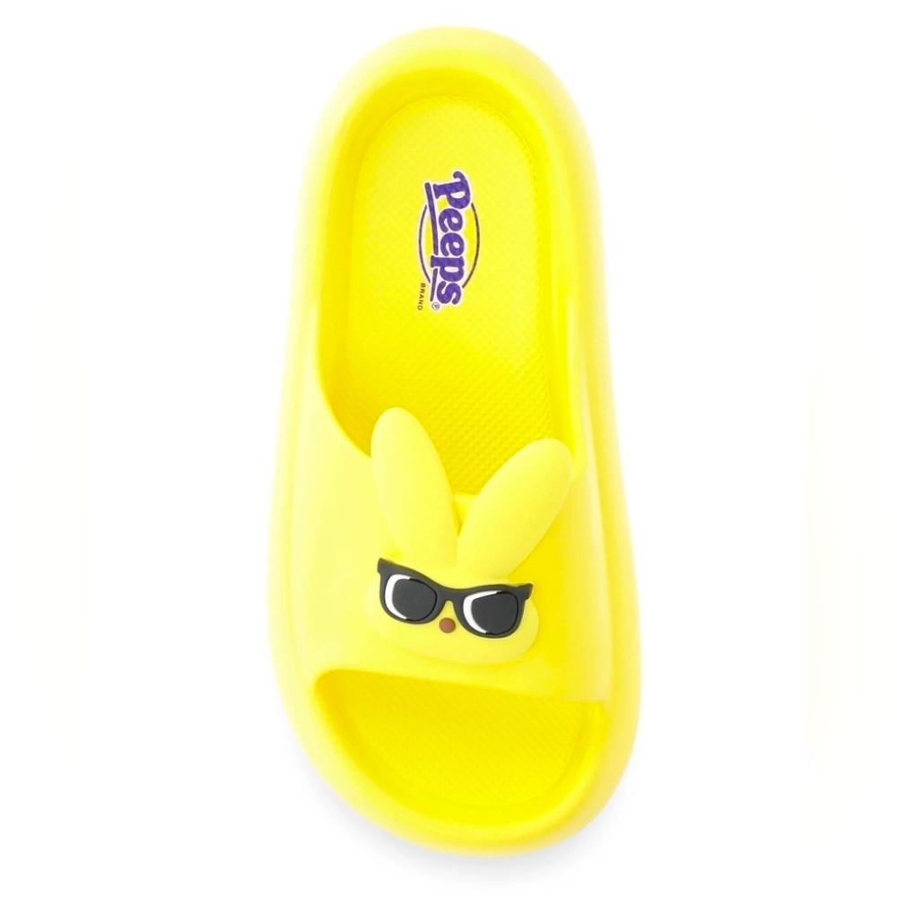 Peeps Kids Yellow Bunny Slippers